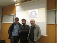 Prof. Ricardo Campos (CSIC España), Prof. César Leyton ( FOUCh) y Prof. Rafel Huertas (CSIC España)