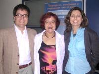Dr. Víctor Revello, Dra. Andrea Muñoz y Dra. Elizabeth López, profesores del Curso de APS.