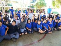 El desbordante entusiasmo de los niños de las Escuelas Básicas de Independencia