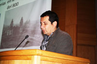 Prof. Antonio Cohelo, historiador y antropólogo de la Universidad San marcos, Perú