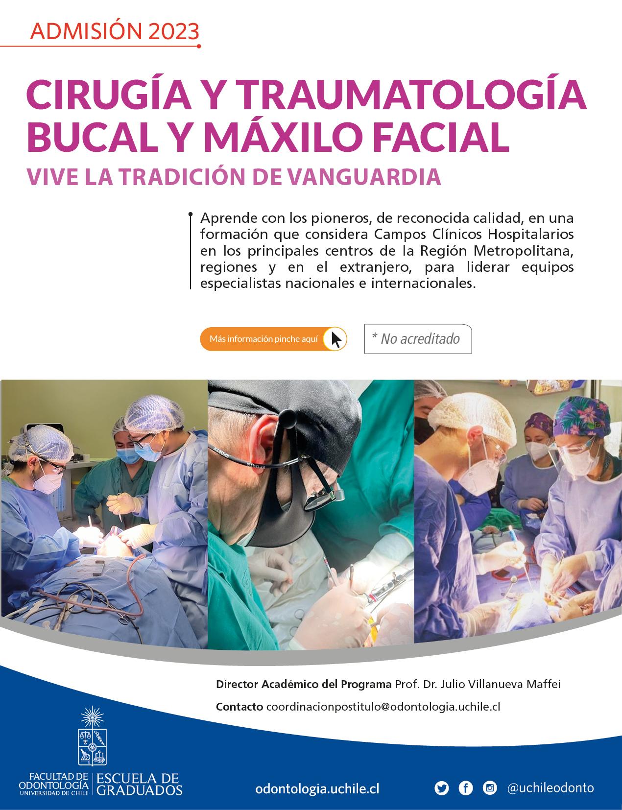 Afiche TPE Cirugia y Traumatologia Bucal y Maxilo Facial