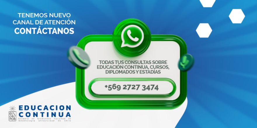 NUEVO canal de atención de Educación Continua FOUCh