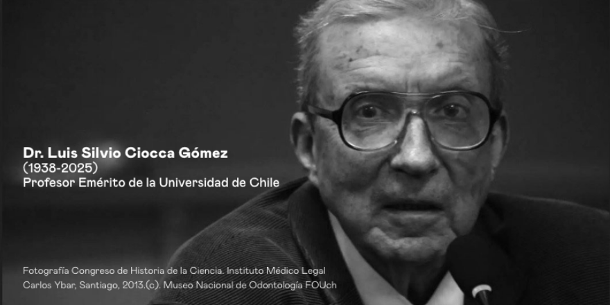 Universidad de Chile lamenta el fallecimiento del Profesor Emérito Dr. Luis Ciocca