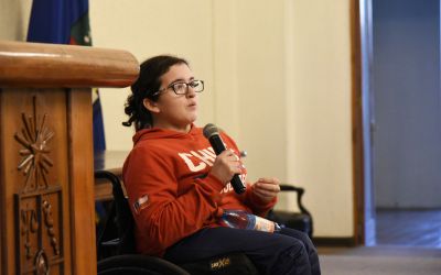 Luz María Carrasco, seleccionada nacional de basquetbol en silla de ruedas