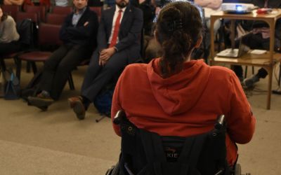 Luz María Carrasco, seleccionada nacional de basquetbol en silla de ruedas