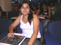 Camila Sepúlveda, del Colegio Santa Rosa, San  Miguel, Santiago.
